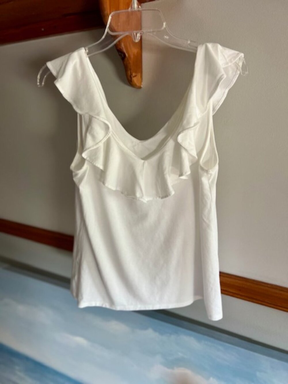 Lilly Pulitzer white tank top medium